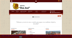 Desktop Screenshot of hoteldonjosecastalla.com